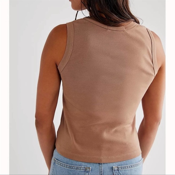 Daydreamer Queen 1975 Shrunken Tank Top Tee small Womens Shirt Free People - Picture 6 of 9